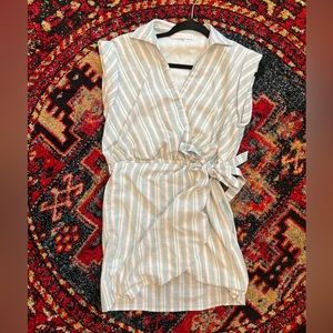 Karlie shirt wrap dress- Small